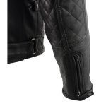 Milwaukee Leather MLM1545 Men’s Quilted Pattern Triple Vent Black Leather Scooter Jacket - Image 13