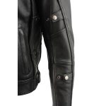 Milwaukee Leather MLM1545 Men’s Quilted Pattern Triple Vent Black Leather Scooter Jacket - Image 12