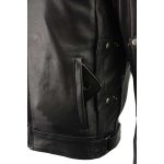 Milwaukee Leather MLM1545 Men’s Quilted Pattern Triple Vent Black Leather Scooter Jacket - Image 9