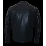Milwaukee Leather MLM1545 Men’s Quilted Pattern Triple Vent Black Leather Scooter Jacket - Image 7