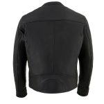 Milwaukee Leather MLM1551 Men’s Black Lightweight Premium Leather Motorcycle Jacket w/ Cool-Tec Leather Treatement - Image 6