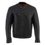 Milwaukee Leather MLM1551 Men’s Black Lightweight Premium Leather Motorcycle Jacket w/ Cool-Tec Leather Treatement - Image 9