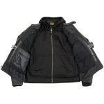 Milwaukee Leather MLM1552 Men’s Black Leather ‘Utility Pocket’ Vented Scooter Style Motorcycle Jacket w/ Hoodie - Image 4