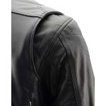 Milwaukee Leather MLM1560 Men’s Black Long Body and Vented Motorcycle Leather Jacket - Image 7