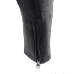 Milwaukee Leather MLM1560 Men’s Black Long Body and Vented Motorcycle Leather Jacket - Image 9