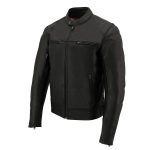 Milwaukee Leather MLM1560 Men’s Black Long Body and Vented Motorcycle Leather Jacket - Image 13