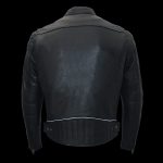 Milwaukee Leather MLM1560 Men’s Black Long Body and Vented Motorcycle Leather Jacket - Image 5