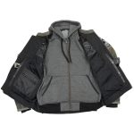 Milwaukee Leather MLM1562 Men’s Distressed Grey Leather Jacket with Reflective Skulls - Image 4