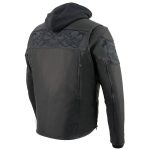 Milwaukee Leather MLM1563 Men’s Black Leather Scooter Style Motorcycle Jacket with Reflective Skulls w/ Hoodie - Image 9