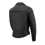 Milwaukee Leather MLM1570 Men’s Black Premium Cowhide Leather Utility Pocket Motorcycle Jacket - Image 12