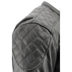 Milwaukee Leather MLM1580 Men’s Full Side Lace Vented Black Leather Scooter Jacket - Image 7
