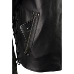 Milwaukee Leather MLM1580 Men’s Full Side Lace Vented Black Leather Scooter Jacket - Image 16