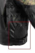Milwaukee Leather MLM1595 Men’s ‘Jungle Mossy’ Side Stretch Leather Motorcycle Racer Jacket - Image 8