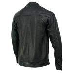 Milwaukee Leather MLM1604 Men’s Stand-Up Collar Black Casual Biker Goat Skin Leather Shirt with Dual Closure - Image 11