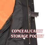 Milwaukee Leather MLM1607 Men’s Collarless Black Premium Goat Skin Leather Casual Biker Shirt w/ Dual Closure - Image 6