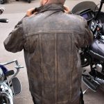 Milwaukee Leather MLM1606 Men’s ‘Button Down’ Distressed Brown Casual Biker Leather Shirt - Image 2