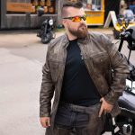 Milwaukee Leather MLM1606 Men’s ‘Button Down’ Distressed Brown Casual Biker Leather Shirt - Image 4