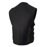 Milwaukee Leather MLM3500 Men’s Swat Style Rider Leather Vest w/ Single Panel Back for Club Patches - Image 9