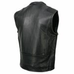 Milwaukee Leather MLM3502 Men’s Black Premium Leather Motorcycle Rider Vest with Cool-Tec Leather Treatment Tech - Image 13