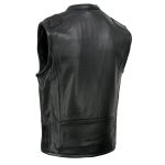 Milwaukee Leather MLM3502 Men’s Black Premium Leather Motorcycle Rider Vest with Cool-Tec Leather Treatment Tech - Image 11