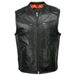 Milwaukee Leather MLM3502 Men’s Black Premium Leather Motorcycle Rider Vest with Cool-Tec Leather Treatment Tech - Image 15