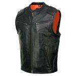 Milwaukee Leather MLM3502 Men’s Black Premium Leather Motorcycle Rider Vest with Cool-Tec Leather Treatment Tech - Image 14