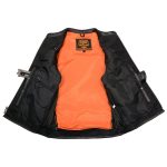 Milwaukee Leather MLM3502 Men’s Black Premium Leather Motorcycle Rider Vest with Cool-Tec Leather Treatment Tech - Image 16