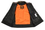 Milwaukee Leather MLM3512 Mossy Oak Camo Men’s Snap and Zip Front Club Style Leather Vest - Image 4