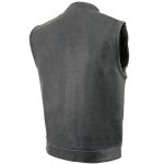 Milwaukee Leather MLM3513 Men’s Premium Leather Club-Style Motorcycle Vest w/ Snaps and Zipper Closure - Image 10