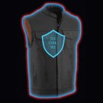 Milwaukee Leather Men’s MLM3514 Black Premium Dual Closure Club Style Motorcycle Vest w/ Cool-Tec Leather Treatment - Image 10