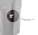 Milwaukee Leather Men’s MLM3515 Black Premium Collarless Club Style Motorcycle Vest w/ Cool-Tec Leather Treatment - Image 6