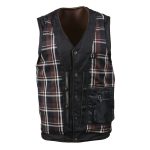 Milwaukee Leather MLM3518 Men’s Gambler Snap Front Vintage Crazy Horse Brown Motorcycle Leather Vest - Image 9