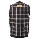 Milwaukee Leather MLM3518 Men’s Gambler Snap Front Vintage Crazy Horse Brown Motorcycle Leather Vest - Image 11