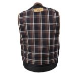Milwaukee Leather MLM3519 Men’s “Gambler” Crazy Horse Brown Vintage Leather Vest – Club Style Motorcycle Rider Vest - Image 24