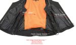 Milwaukee Leather Women’s Black Leather V-Neck Motorcycle Rider Vest with Side Lace MLL4531 - Image 4