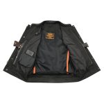 Milwaukee Leather MLM3524SET Men’s All Season Black Premium Leather Motorcycle vest w/ Heated and Cool-Tec Technology - Image 10