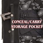 Milwaukee Leather MLM3525 Men’s Black ‘Paisley’ Accented White Stitching Leather Vest – w/Armhole Trim Open Collar Design - Image 6