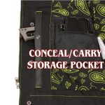 Milwaukee Leather MLM3528 Men’s Black Paisley Lined Leather Vest w/ Neon Green Stitching & Armhole Trim - Image 7