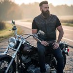 Milwaukee Leather MLM3529 Men’s Black & Brown Paisley Lined Leather Vest w/ Accent Stitching & Armhole Trim - Image 4