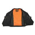 Milwaukee Leather MLM3540 Men’s Roulette Distressed Brown 10 Pocket Motorcycle Leather Vest - Image 5
