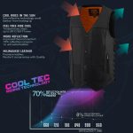 Milwaukee Leather MLM3541 Men’s Roulette Black Premium Leather 10 Pocket Motorcycle Vest w/ Cool-Tec Leather Treatment - Image 2