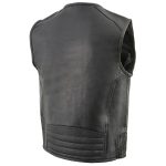 Milwaukee Leather MLM3570 Men’s Black Leather Vest with Side Stretch Flex - Image 6