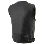 Milwaukee Leather MLM3580 Men’s Black ‘Super Utility-Multi Pocket Vest’ Motorcycle Biker Leather Vest - Image 9