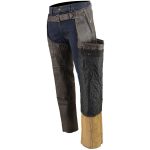 Milwaukee Leather Chaps for Men’s Distressed Brown Leather Snap Out Thermal Lined 4-Pockets Motorcycle Chap MLM5500 - Image 4