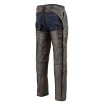 Milwaukee Leather Chaps for Men’s Distressed Brown Leather Snap Out Thermal Lined 4-Pockets Motorcycle Chap MLM5500 - Image 13
