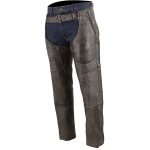 Milwaukee Leather Chaps for Men’s Distressed Brown Leather Snap Out Thermal Lined 4-Pockets Motorcycle Chap MLM5500 - Image 7