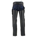 Milwaukee Leather MLM5502 Men’s Black Premium Leather Motorcycle Rider Chaps w/ Cool-Tec Leather Treatment - Image 8