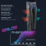 Milwaukee Leather MLM5505 Men’s Removal Thermal Lined Black Premium Leather Motorcycle Chaps w/ Cool-Tec Leather - Image 2