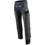 Milwaukee Leather MLM5513 Men’s Black ‘Heated’ Motorcycle Leather Winter Chaps with Zippered Thigh Pockets - Image 5