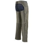 Milwaukee Leather Chaps for Men’s Vintage Grey Slate Leather – Deep Zipped Thigh Pockets Motorcycle Chap – MLM5536 - Image 8
